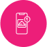 Instant notifications icon-get alerts when food is prepared and on the way